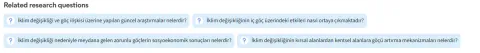 related search